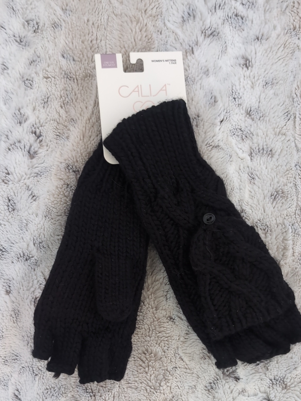 CALIA Cable Pop Top Mitten